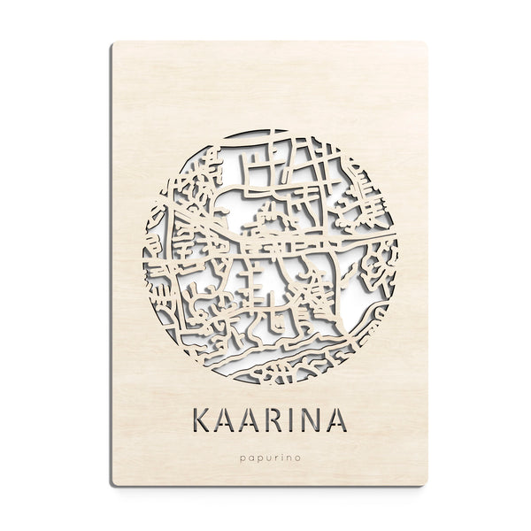 Kaarina map card