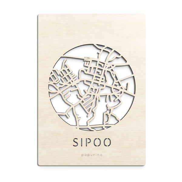 Sipoo map card
