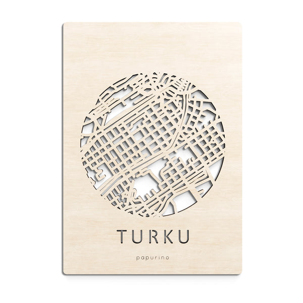 Turku map card