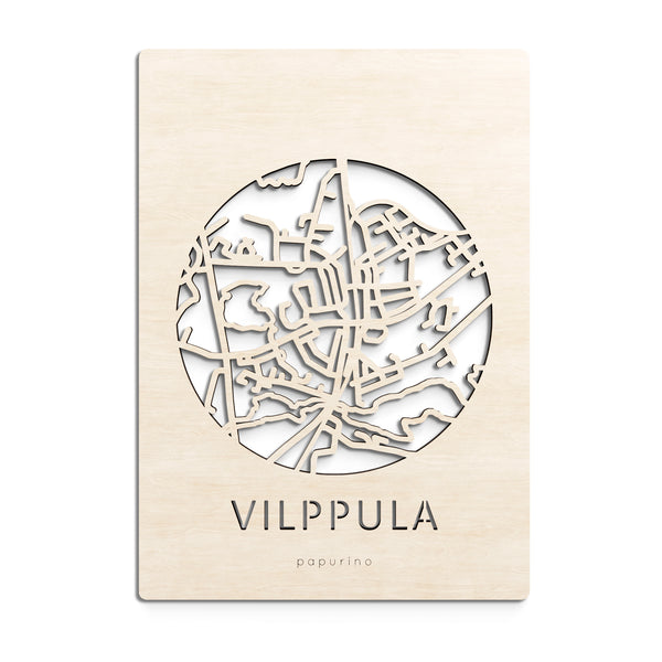 Vilppula map card