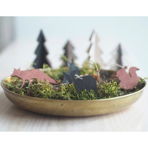 Christmas decor, animals of the forest 2 pcs