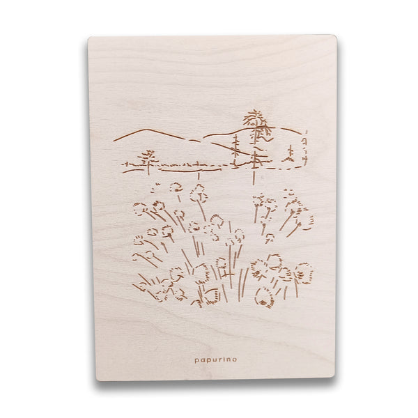 Wooden Lapland card