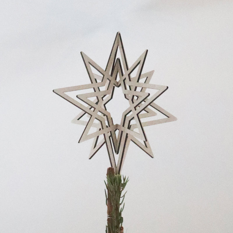 Christmas tree topper star