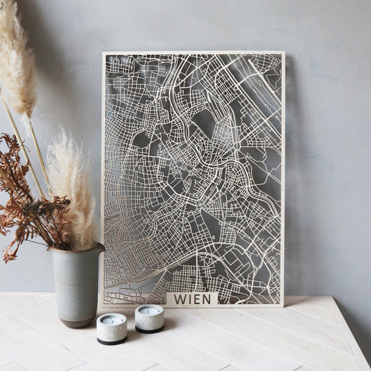 Carte en bois de mon choix (rectangle)