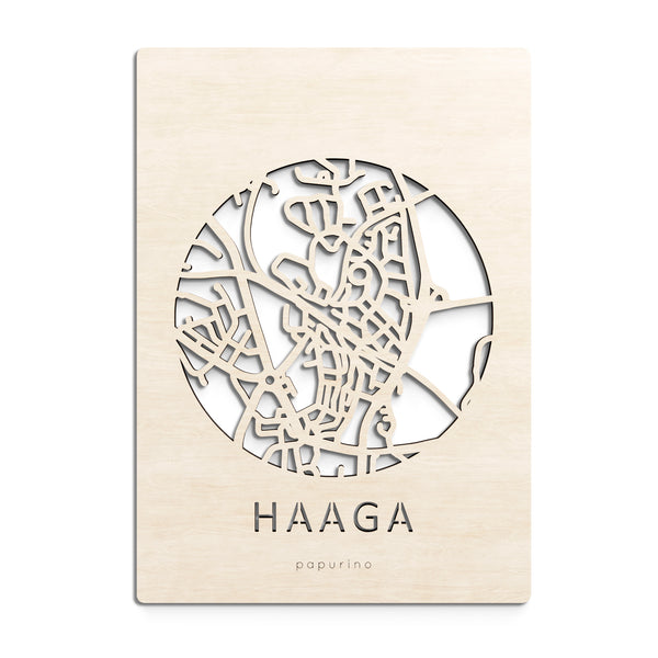 Helsinki Haaga map card