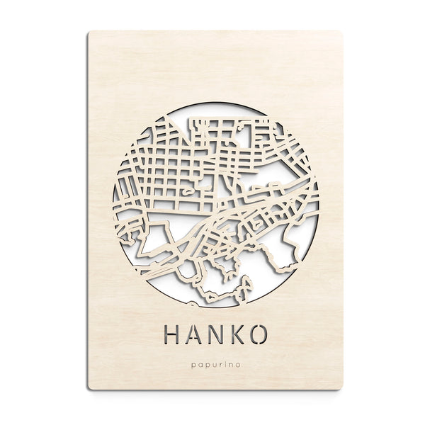 Hanko map card