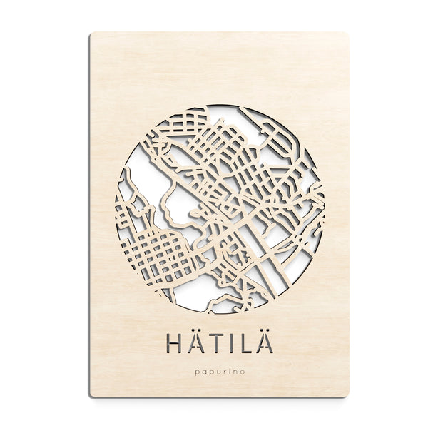Hämeenlinna Hätilä map card