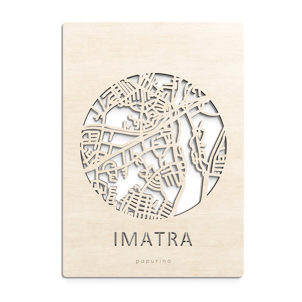 Imatra map card