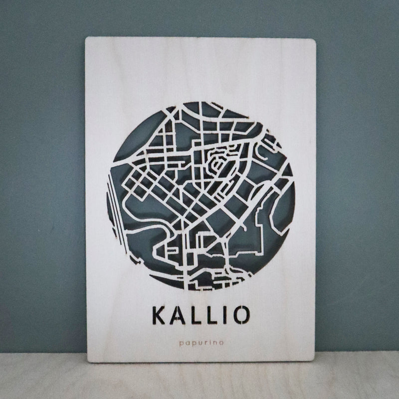 Helsinki Kallio Karttakortti
