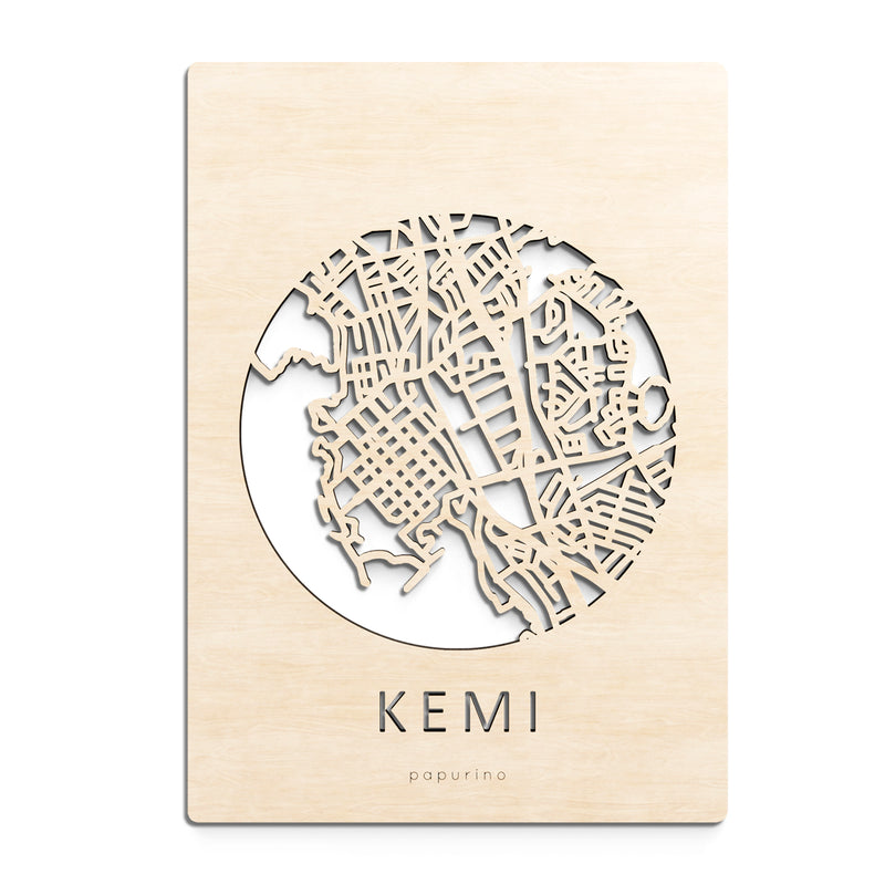 Kemi map card