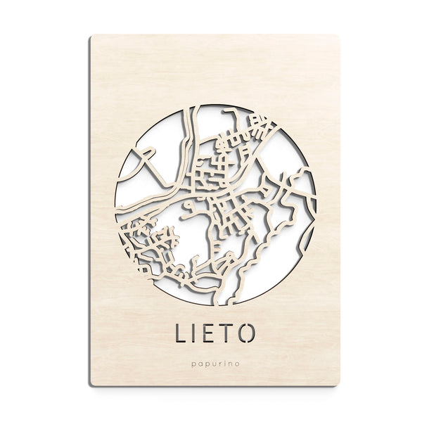Lieto map card