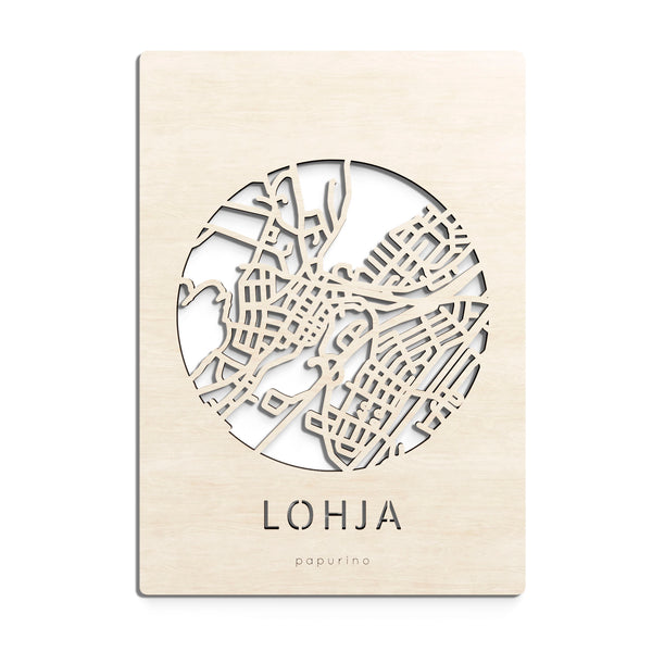 Lohja map card