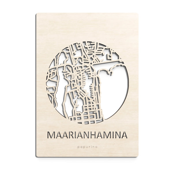 Maarianhamina map card