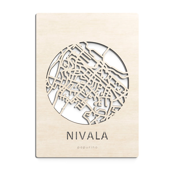 Nivala map card