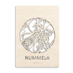 Nummela map card