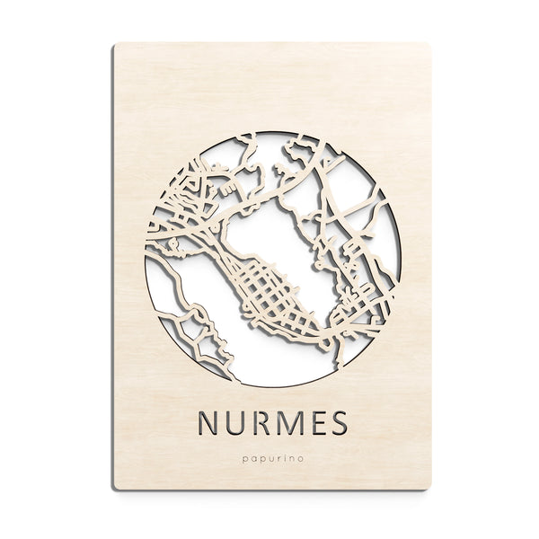 Nurmes map card