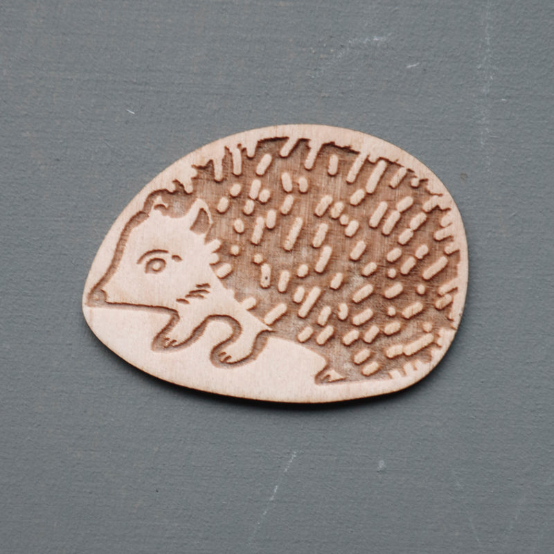 Hedgehog wood sticker