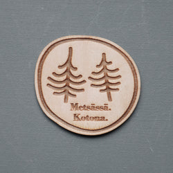 Forest wood sticker