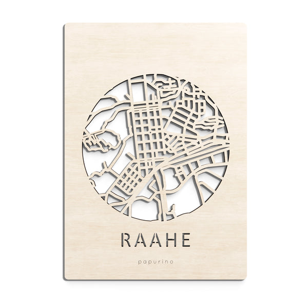 Raahe map card