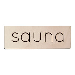 Panneau de sauna