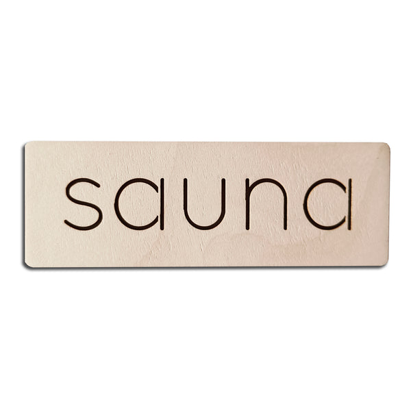 Panneau de sauna