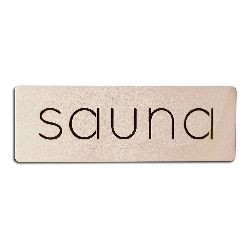 Panneau de sauna