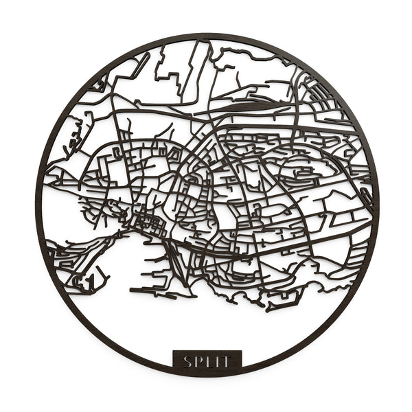 Karttataulu Split
