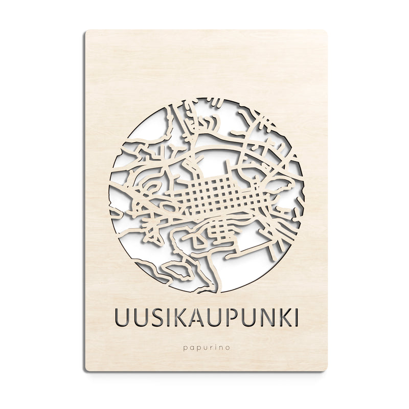 Uusikaupunki karttakortti