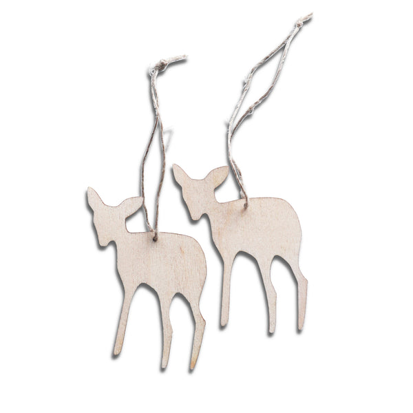 Christmas decor, animals of the forest 2 pcs
