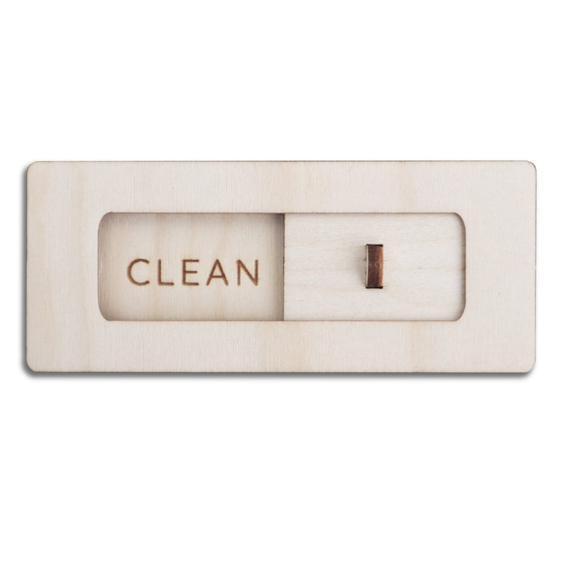 Clean-dirty dishwasher magnet
