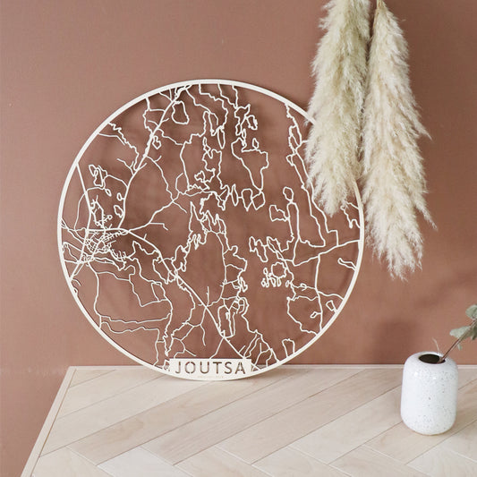 Carte en bois de mon choix (ronde)