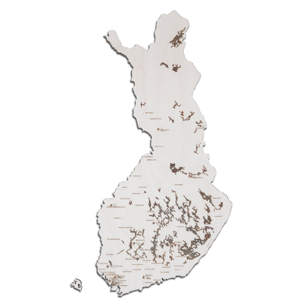 Finlande avec des emplacements pour caravanes